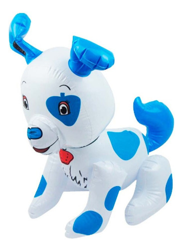 Perro Perrito Blanco Inflable Niños Juguete 