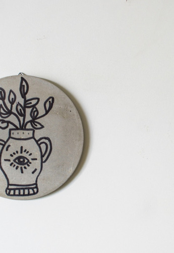 Imagem 2 de 3 de Quadro Cimento | Vaso