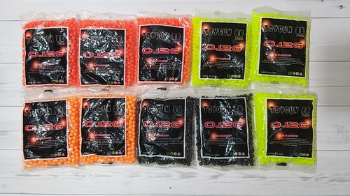 Balines De Airsoft De 6mm Peso 0.12g