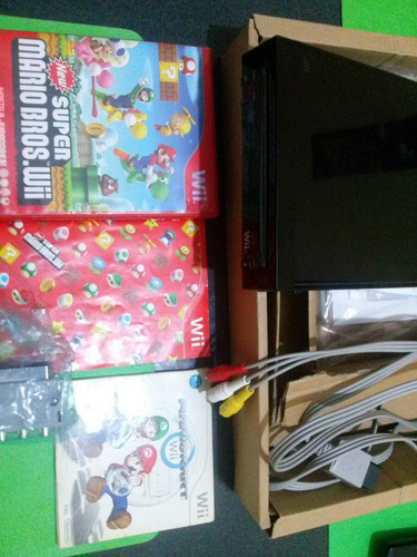 Wii Mario Bross Negra Edicion Limitada.
