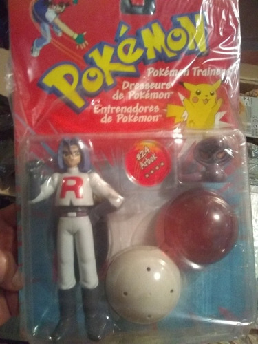 Figura James Y Jesse De Pokémon Hasbro (Usado)