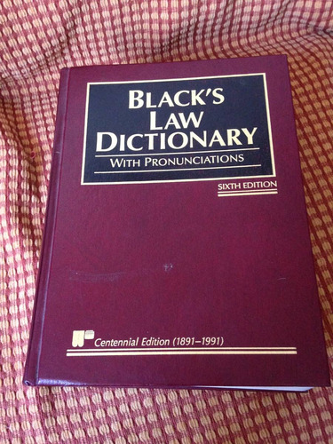 Diccionario De Derecho Black's Ingles