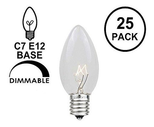 Novelty Lights 25 Pack C7 Outdoor String