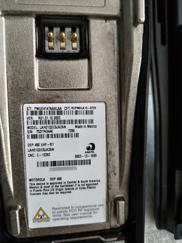 Radios Motorola Dep450 (Usado)