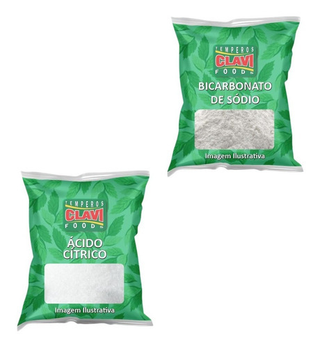 Kit Co Caseiro Ácido Cítrico 10kg + Bicarbonato Sódio 10kg