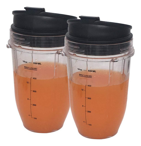 2 Batidoras Nutri Ninja Auto Iq Sin Bpa, Vaso De 530 Ml