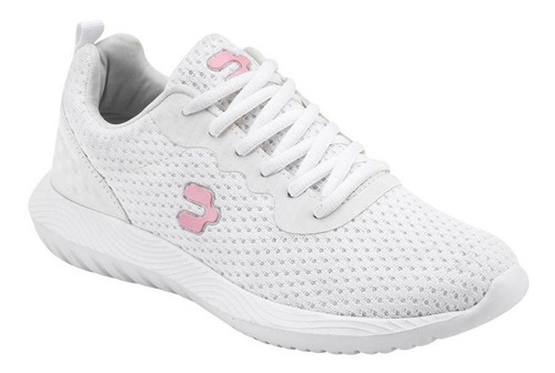Tenis Deportivos Dama Blanco Con Rosa Charly 9526