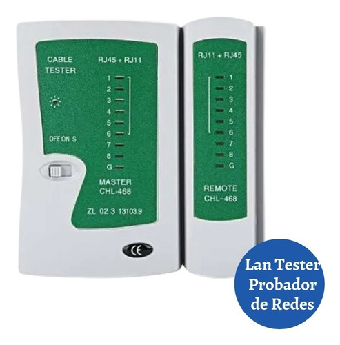 Lan Tester Probador Para Cables Utp De Red Rj45 Y Rj11