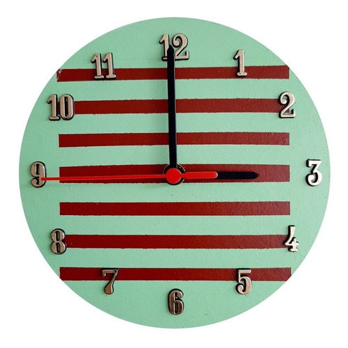 Reloj Artesanal De Pared (ref: Boston)