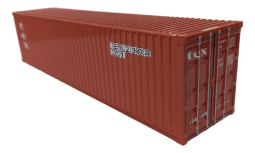 Container Tex 40' Escala 1:50 24,5 Cm De Largo