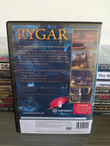 Jogo Rygar The Legendary Adventure - Ps2 - Original (Usado)