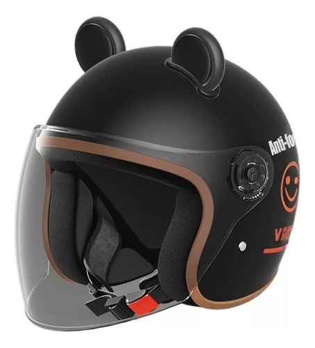 Cascos De Moto Con Orejas De Gato Para Hombre Y Mujer