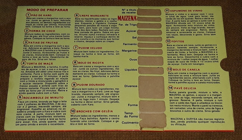Maizena - 14 Receitas Para Sua Sobremesa (Usado)