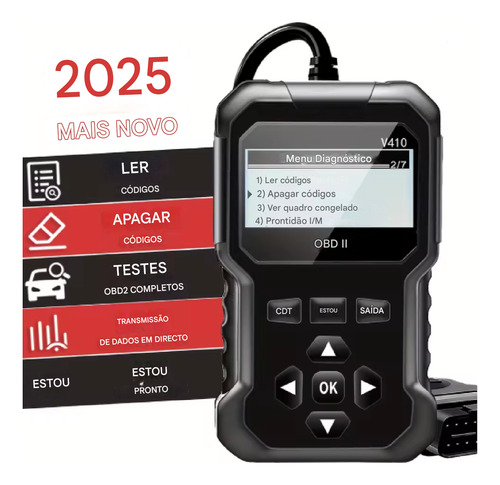 Scanner Automotivo V420 Leitor Codigos Obd2 Autel Maxi Scan