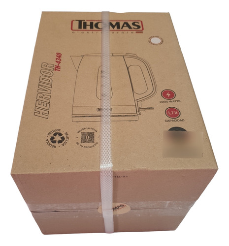 Hervidor Thomas Th-4340 1.7lt 2200w Color Blanco