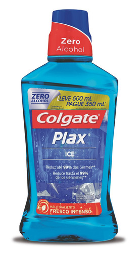 Enjuague Colgate Plax Ice 500x350 Ml 500 Ml