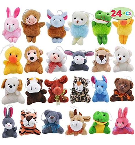 Joyin Toy Paquete De 24 Mini Surtidos De Juguetes De Peluche