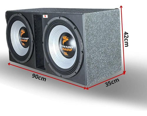 Caixa De Som 2 Alto Falante 15'' Tornado Jbl 15swt2200