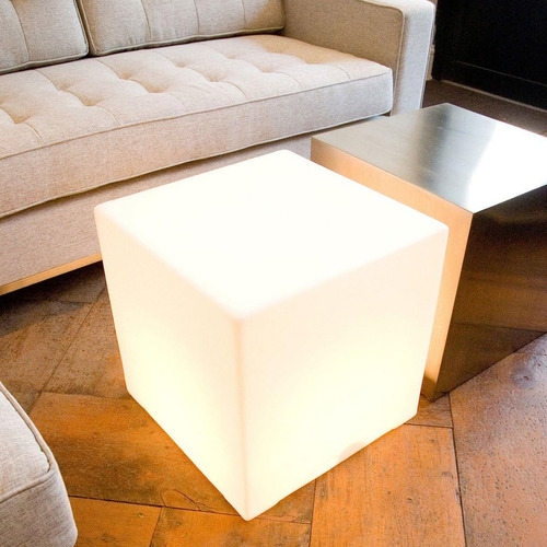 Cubo De Luz Led Recargable Y Impermeable, Para Interiores Y
