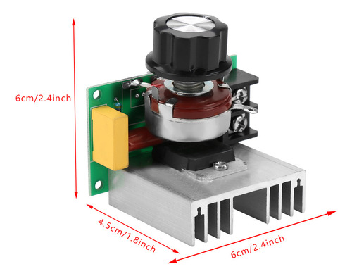 . Regulador De Voltaje Del Motor Electrónico Ac 0-220 V