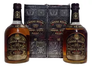 2 Whisky Chivas Regal 12 Años 750 Ml