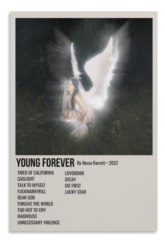 Young Forever Nessa Barrett, Estilo Sin Marco, 20 X 30 Pulga