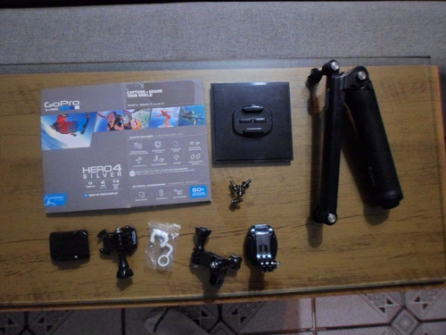 Câmera Digital Gopro Hero4 Silver 4k 12mp Display Wi-fi Bt