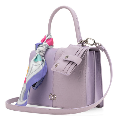 Bolsa Briefcase Cloe Jiliani Chico Lila Chico