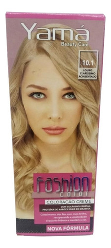 Coloração Fashion 10.1 Claríssimo Acinzentado 60g - Yamá