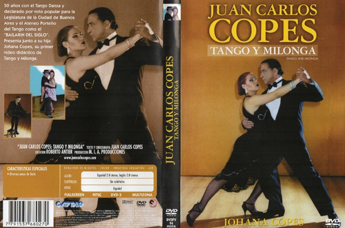 Dvd Juan Carlos Copes  Tango Y Milonga 