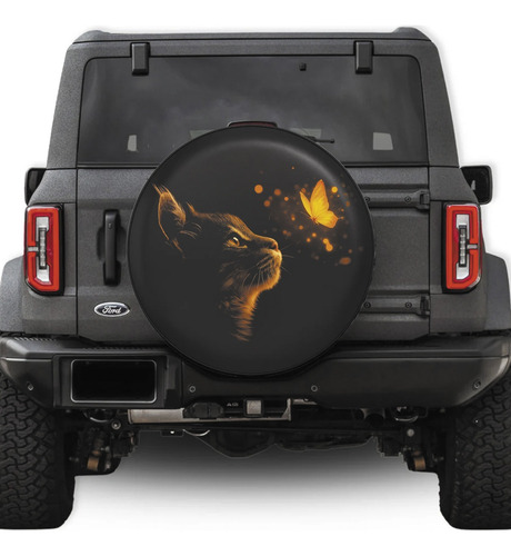 Capa Estepe Crossfox Ecosport Gato Exclusiva Aro Pneu Luxo