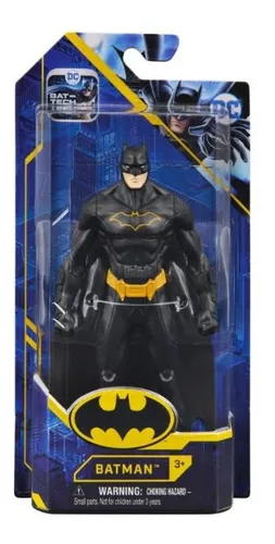 Batman Figura Básica - Batman Negro 15 Cm Altura Original