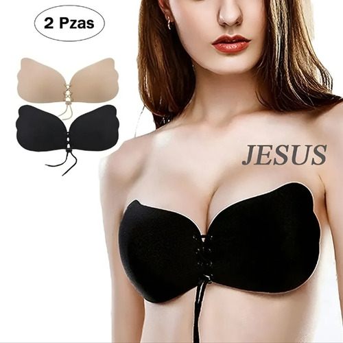 Bra Brasier Strapless Push Ups Invisible Sin Tirante, 2 Uds