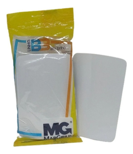 Placa Cega Branco 4x2 - Margirius B3