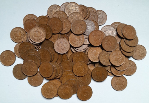 50 Monedas De 5 Centavos De Varias Fechas, Estado Vf