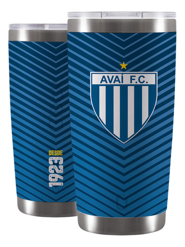 Copo Térmico Lucky Licenciado Avaí F.c. 591ml - Glück