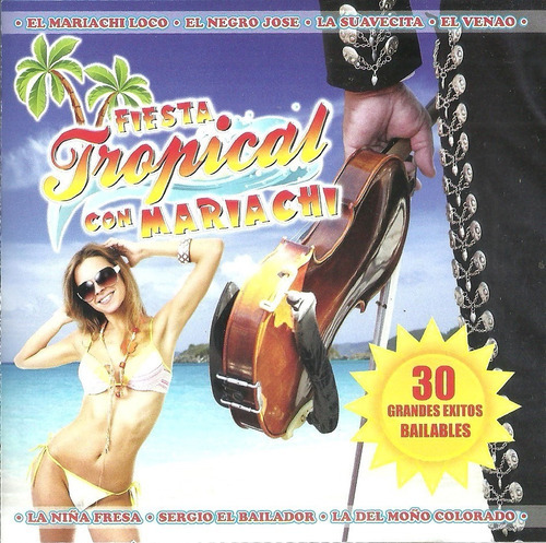 Fiesta Tropical Con Mariachi | Cd Música Nueva