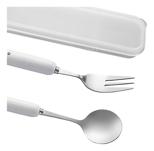 2 Cuchara Y Tenedor Reutilizables Con Estuche, Cebollas