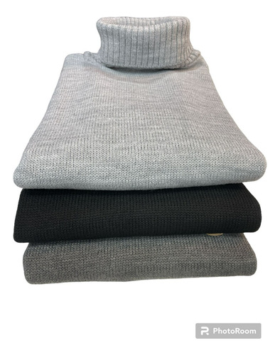 Pack X2 Polera Pullover Sweter Hombre Lisa Colores Clasicos 