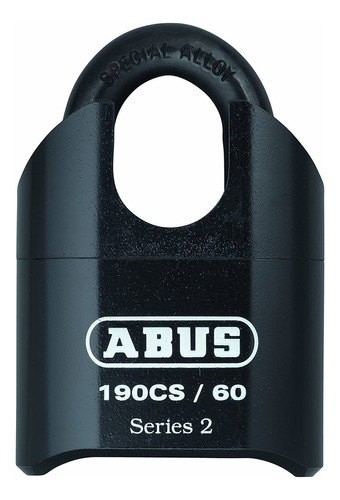 Abus 190cs/60 Candado De Combinacion De Acero Solido De Al