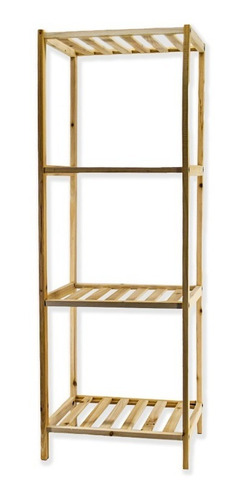 Imagen 3 de 7 de Estante Organizador De Madera 35x30x100 Cm