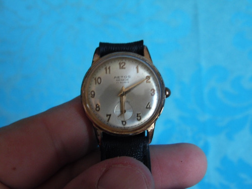 Relógio Pulso Aetos Geneve 17 Rubis Corda