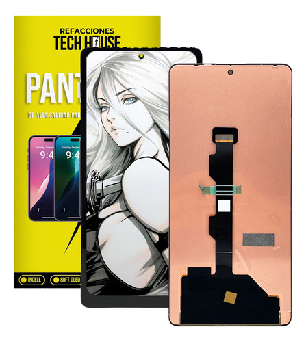 Pantalla Compatible Con Xiaomi Redmi Note 13 Pro 4g amoled Black