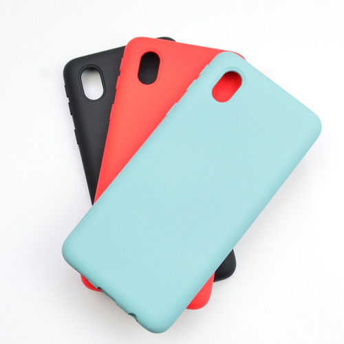 Imagen 2 de 3 de Funda De Silicona Compatible Con Samsung Galaxy A01 Core