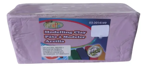 comprar Plastilina Lila Para Manualidades Esculturas Barra 500g