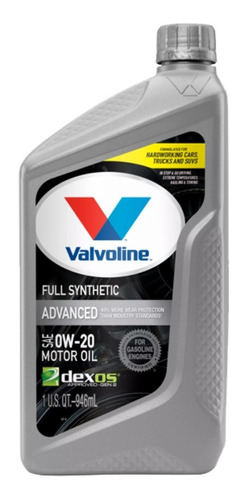 Aceite 0w20 Sintetico Valvoline 