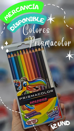 Colores Prismacolor 12 Unidades