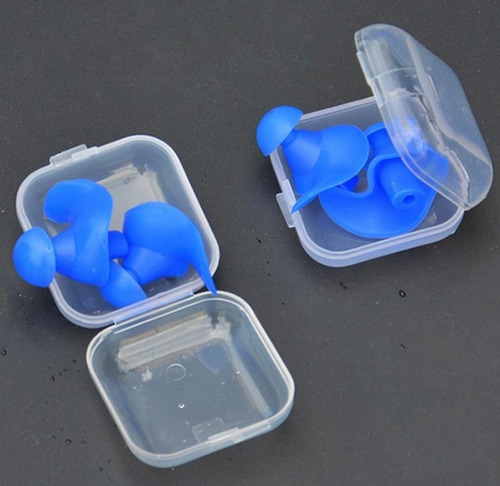 Imagen 2 de 8 de Tapones De Silicona Para Oídos Mejor Sellado Natación Cajita