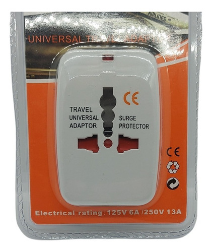 Adaptador De Enchufe Viajero Universal  Travel Adapter