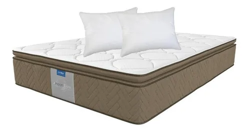 comprar Colchón Restonic Matrimonial Leyen + 2 Almohadas Hipoalergénicas Estándar | Ortopédico Sistema Worry